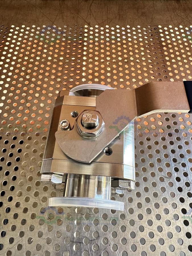 Ancorp E4200-QF50-BR803EP-P6022 High Vacuum Manual Ball Valve w/ KF 50 Fitting