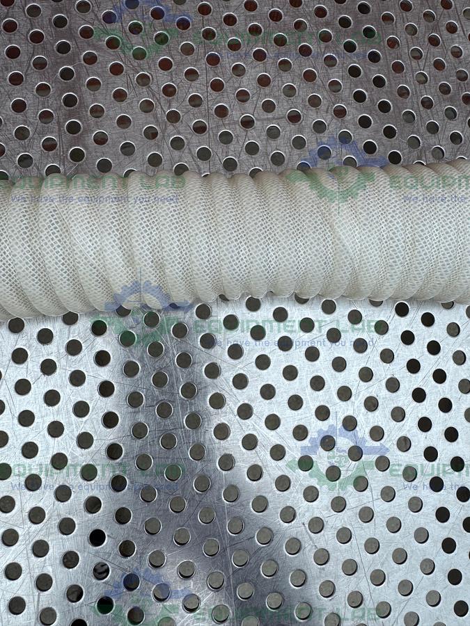 Used Sani Tech STHT-W-CO Flexible Silicone Hose 45" w/ 2" Sanitary Fitting