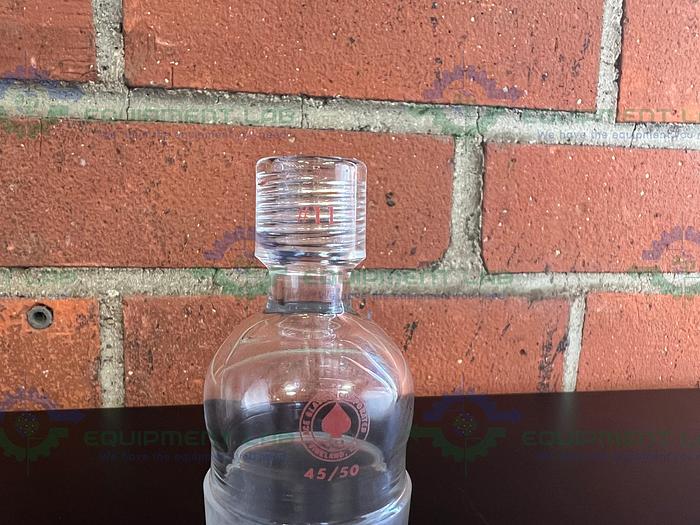 Used Ace Glass 5030-19 Adapter w/ #11 Threaded Fitting to 45/50 Joint