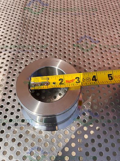 Chemglass TH-3123-242LPR Stainless Steel 60mm Powder Port to 4" Sanitary Fitting