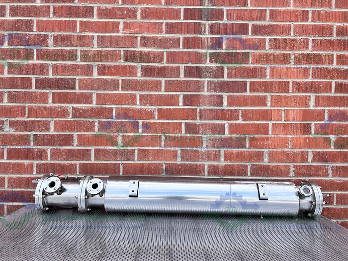 Used Finn-Aqua  Stainless Steel Jacketed Heat Exchanger 9" x 80"