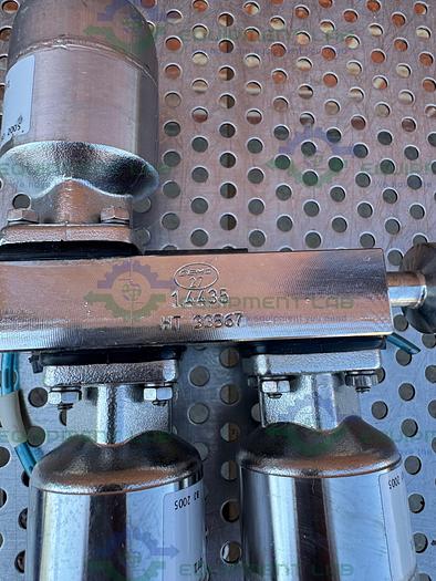 Used Lot of 3 - Gemu 9650 8Z 20T1 4-Way Diaphragm Valve w/ 1/2" Sanitary Fitting