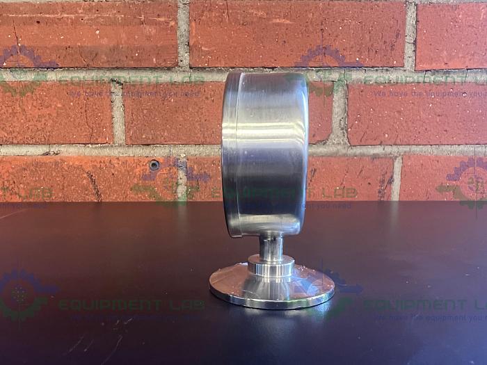 Used Anderson Stainless Steel Vacuum Gauge 0- 30 w/ 2" Sanitary Fitting