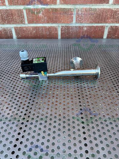 Used ASCO SC XB262C036E Solenoid Valve w/ 3 Way Pipe  1" Sanitary Fitting