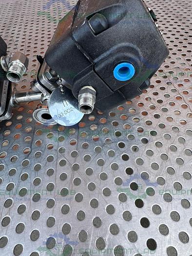 Used Lot of 2- ITT Pure Flo .5-316L- RA20MAX Diaphragm Valve  w/1/2" Sanitary Fitting