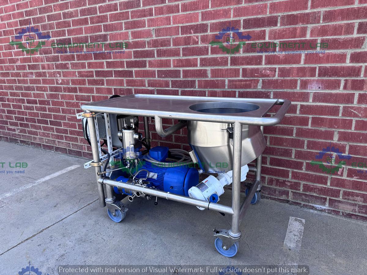 Used IKA CMX 2000/05 Stainless Steel Inline Granulator, Inline Solid & Liquid Mixer