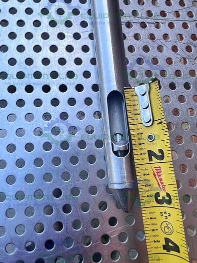 Used Stainless Steel Pointed-Plunger Lance Sampler Probe w/ 63" Rod