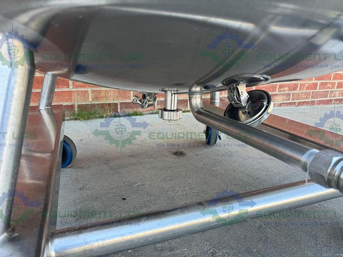 Used Northland 500 Liter Stainless Steel Jacketed Reactor FV/ 45 PSI w/ 0.5 HP Mixer