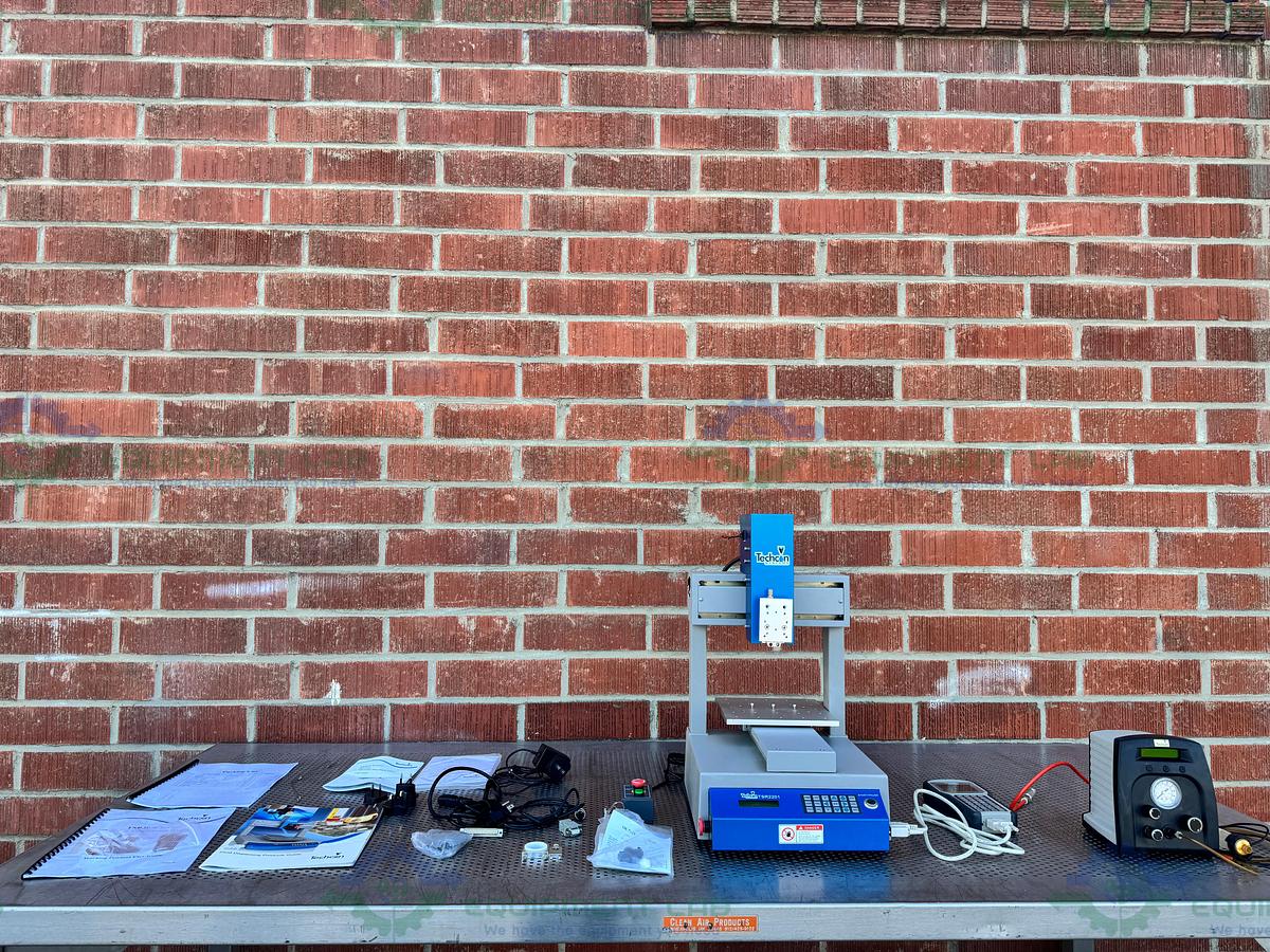 Used TECHON TSR2201 Dispensing Robot 3-axis 200mm X 200 mm