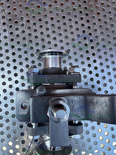 Used PBM  SIC-E5X-D-F04D Stainless Steel Ball Valve w/ 1" Sanitary Fitting