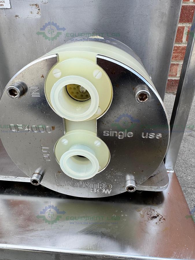 Used Triangle Process Quattroflow Q4400SU 4-Piston Diaphragm Pump w/ 3 HP Motor