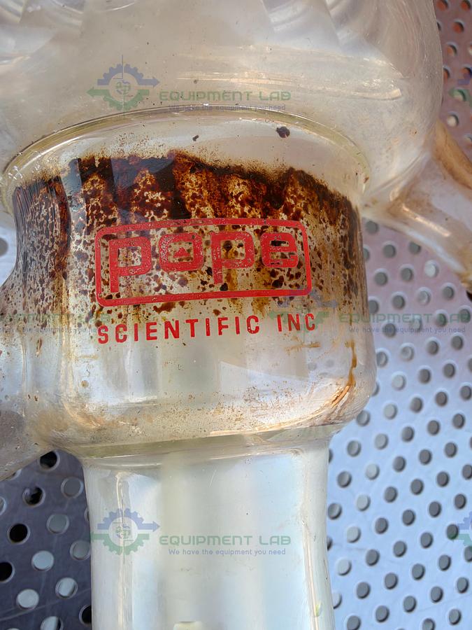 Used Pope Scientific Glass Internal Cold Finger Condenser Assembly