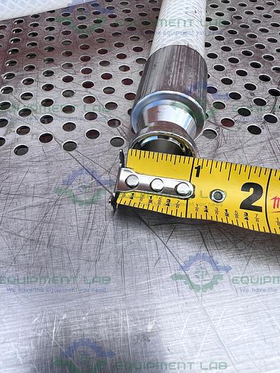 Used Saint Gobain SBP 0750 Pure Fit 96" Hose w/ 3/4" to 1 1/2" Sanitary Fitting 90PSI