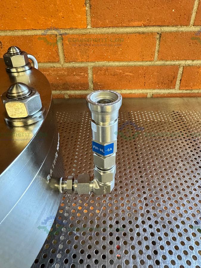 Used Stainless Steel 270mm High Press Membrane Disc Filter Housing 1000 PSI
