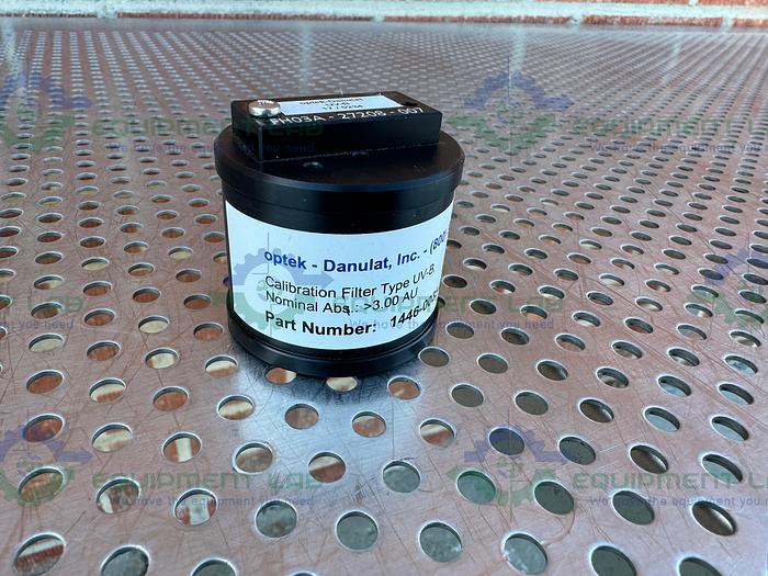 Used Optek / Danulat  1446-0035-0102-03 Calibration Filter UV-B, >3.00 AU