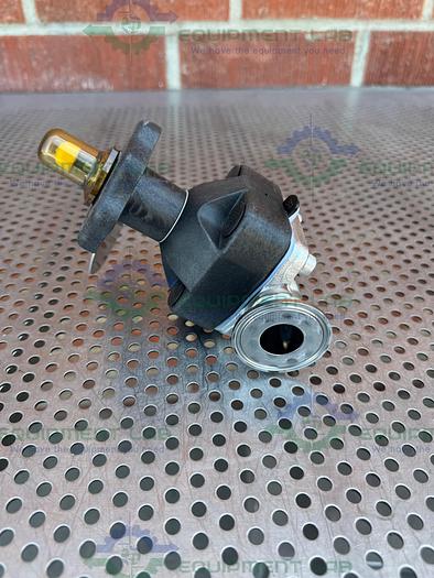 Used ITT Pure Flo Stainless Steel Diaphragm Valve w/  1" Sanitary Fittings