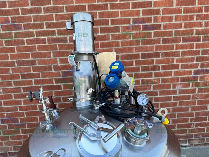 Used DCI  500 Liter Stainless Steel Jacketed Reactor 45 PSI w/ 0.5 HP Mixer