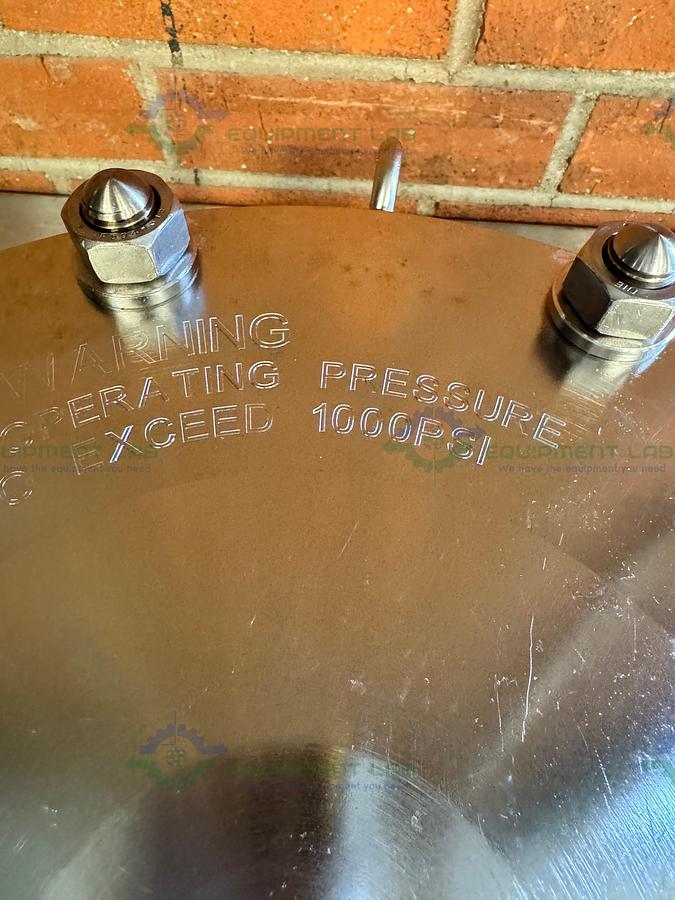 Used Stainless Steel 270mm High Press Membrane Disc Filter Housing 1000 PSI