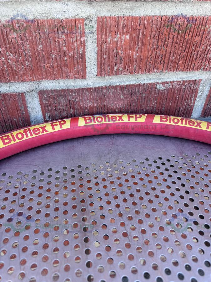 Used BioFlex RC 98" Aflex Hose w/ 1" Sanitary Fitting 1" Sanitary Fitting to NPT