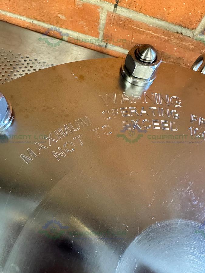 Used Stainless Steel 270mm High Press Membrane Disc Filter Housing 1000 PSI