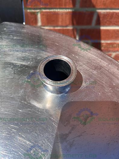 Used Stainless Steel  250 Liter Mixing Tank w/ Top Mixer 1/4 HP