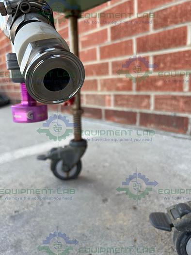 Used Chemglass  20 Liter Jacketed Glass Reactor w/ Chemglass Overhead Stirrer