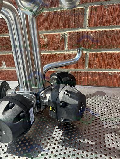 Used 5 ITT Pure Flo Advantage Stainless Steel Diaphragm Valve w/ 1" Sanitary Fitting