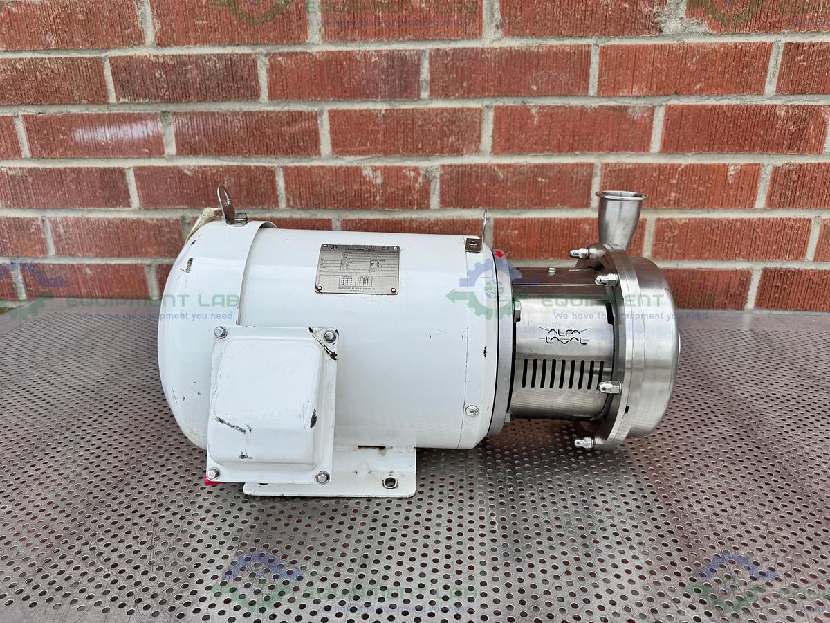 Used Alfa Laval LKH10M Stainless Steel Centrifugal Pump w/ Sterling 7.5HP Motor