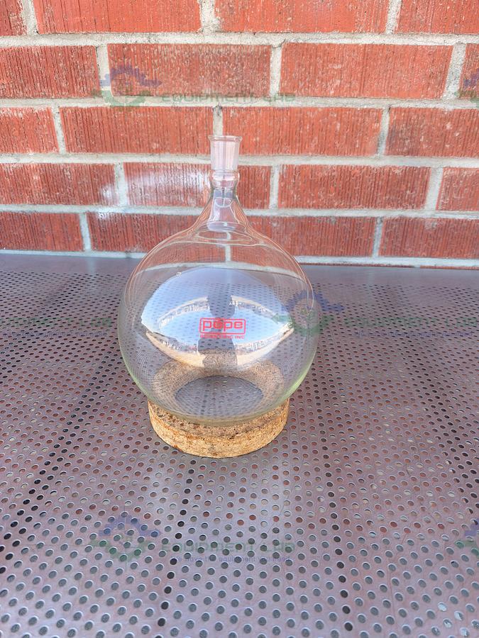 Used Pope Scientific 5000 mL Single Neck Round Bottom Flask