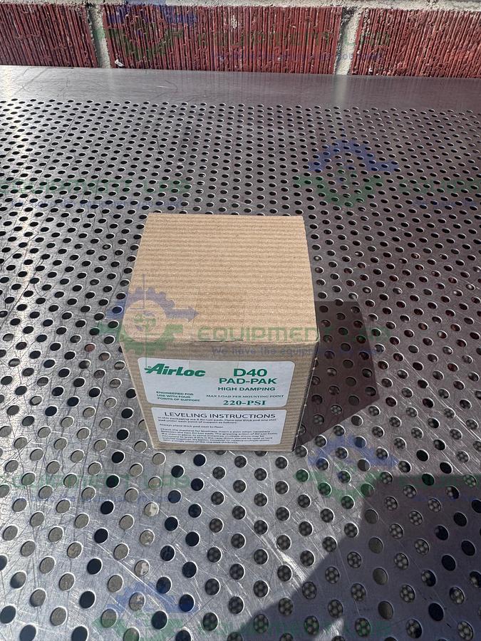 Airloc D40 PAD-PAK Vibration Isolation High Damping
