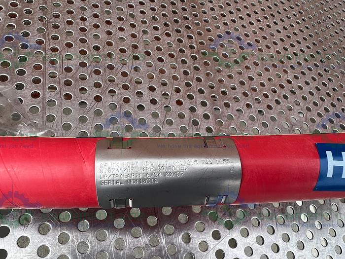 Used BioFlex RC 36" Aflex PTFE Flexible Hose w/ 1" Sanitary Fitting