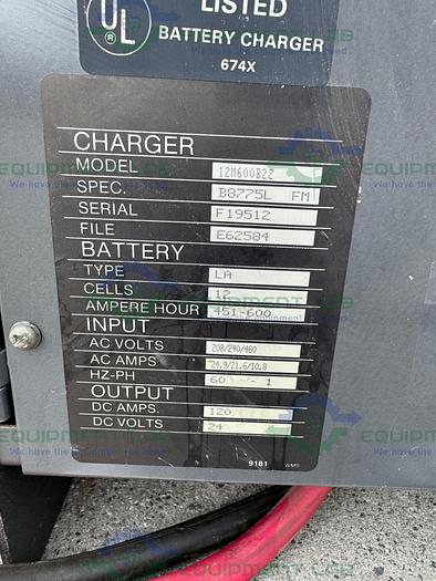 Used Komatsu  FB15M-2 Electric Forklift 3000 Pound Capacity w/ Charger