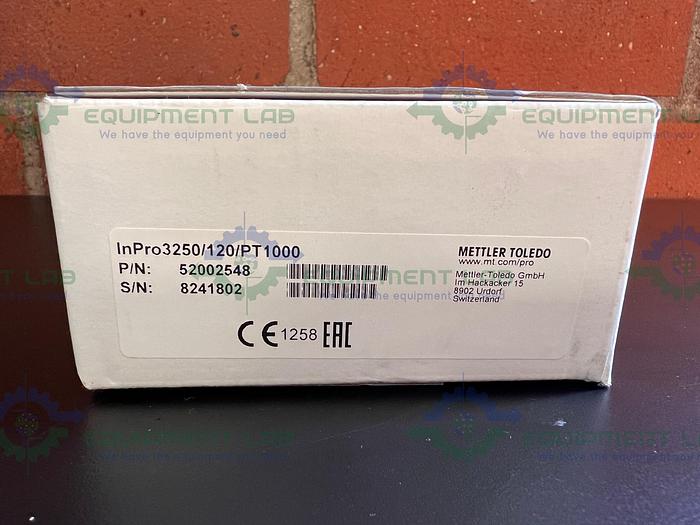 Mettler Toledo  InPro 3250/120/PT1000 PH Sensor /  Electrode