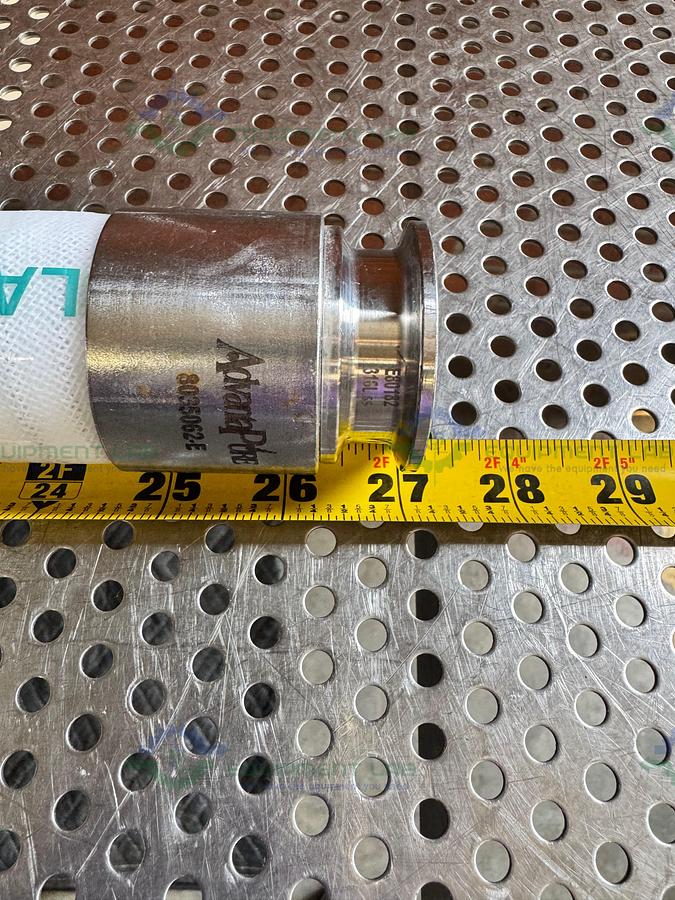 Used Advanta Pure APSW-P-1500  Silicone Hose 27 w/ 1 1/2 " Sanitary Fitting
