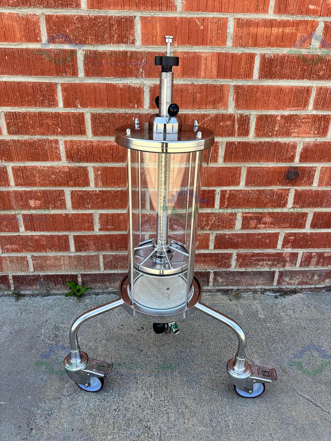 Used Cytiva / GE / Pharmacia BPG / Schott 200 / 500 Chromatography Column
