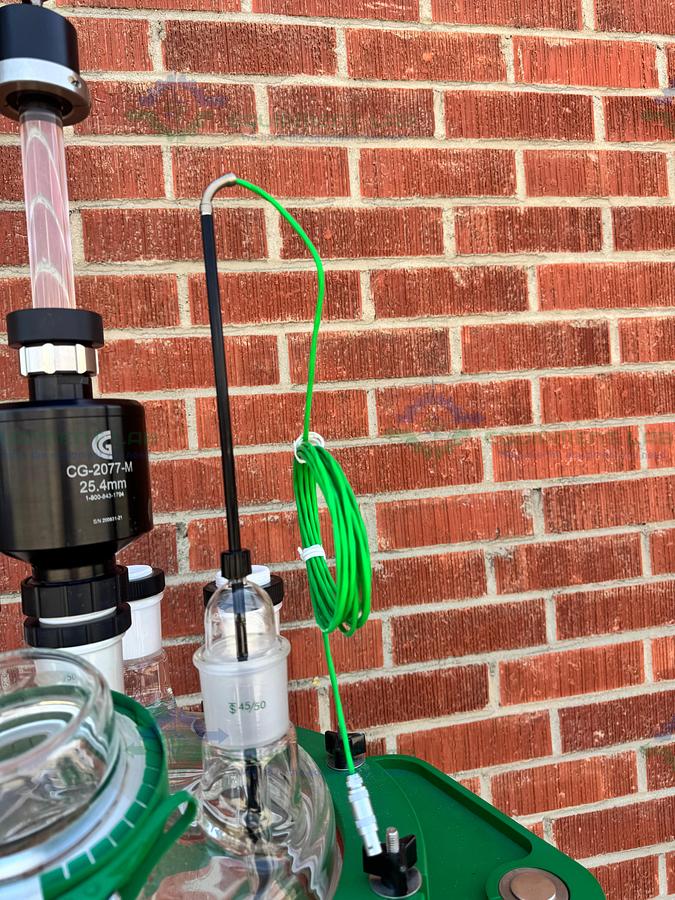 Chemglass 50 Liter Jacketed Glass Reactor w/ Zero Dead Space Drain Valve MFG 20