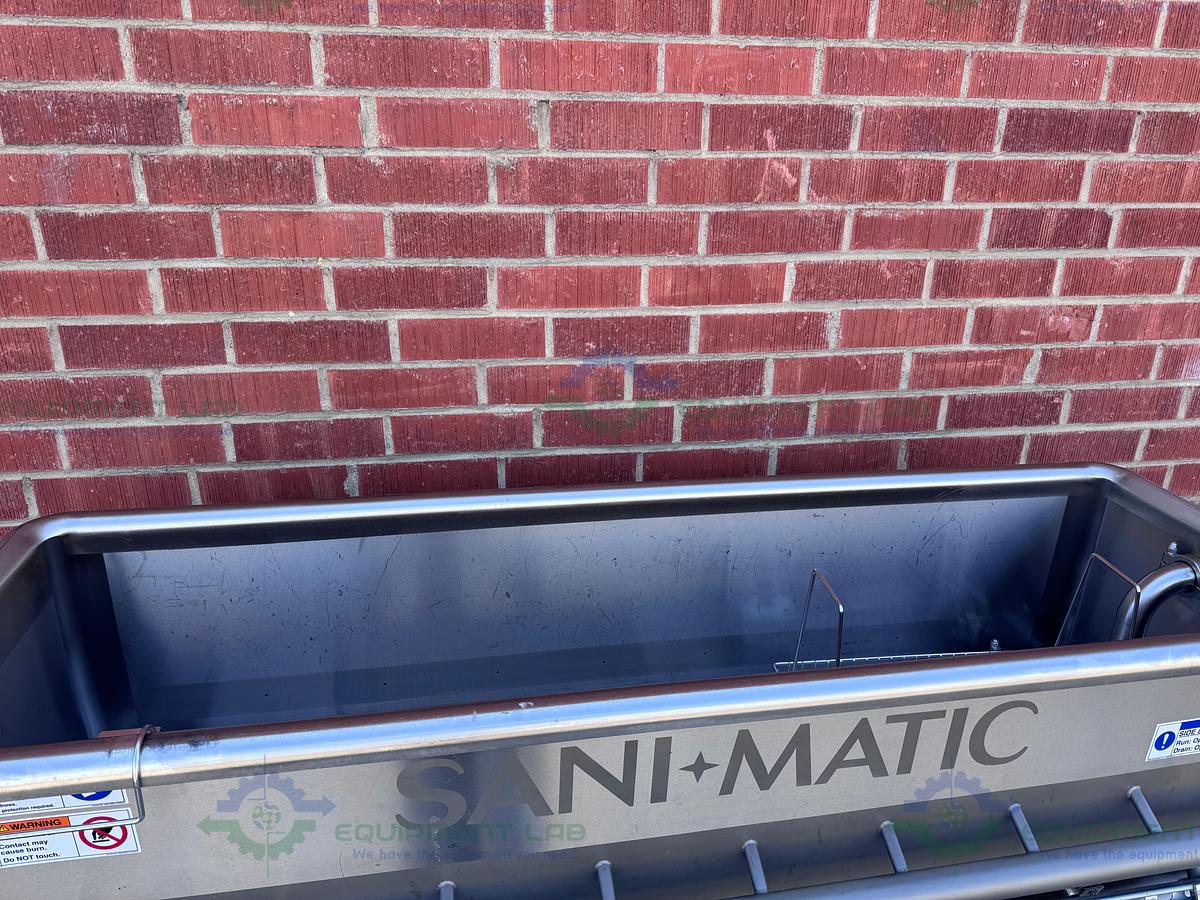 Used Sani Matic Stainless Steel 350 Liter COP System Parts Washer Skid