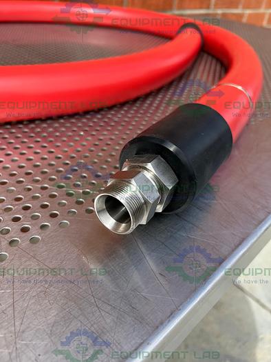 Used Unbranded  Insulated Flexible Chiller Hose 120" w/ 1" Female Threaded to Male