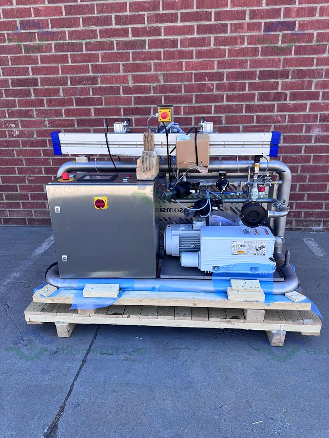 Somsix Vacuum & Gas Injection Automatic Spout Sealer Inertisation Machine MFG 22