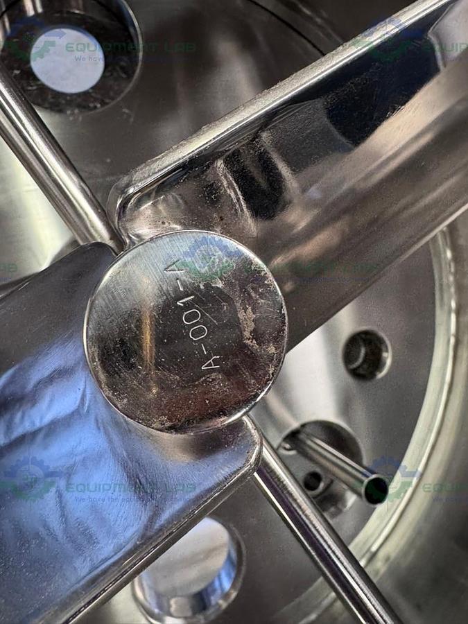 Used Allegheny Bradford 174 Liter Jacketed Nutsche Filter / Agitated Dryer