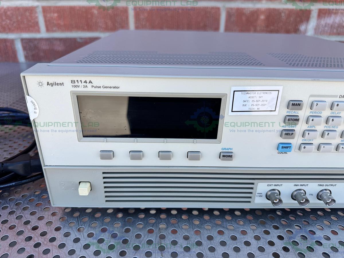 Used Agilent / HP Hewlett Packard 8114A High Power Pulse Generator 100V / 2A