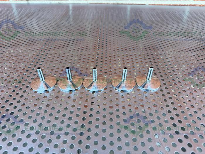 Used Stainless Steel  Sanitary 5/16" Hose Fitting To 1/4" Sanitary Fitting