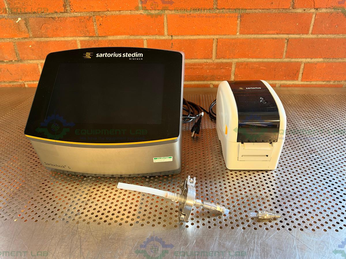 Used Sartorius Sartocheck 5 Automatic Filter Integrity Tester w/ Printer