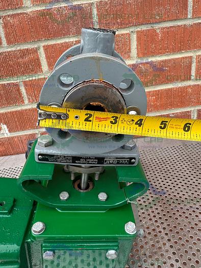 Used Fisher Controls V150 Stainless Steel 1" Air Operated / Pneumatic Vee-Ball Valve