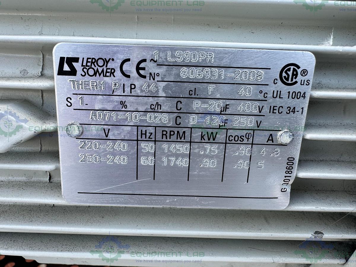 Used Edwards 30 E2M30 Dual Stage Rotary Vane Vacuum Pump 220/240V