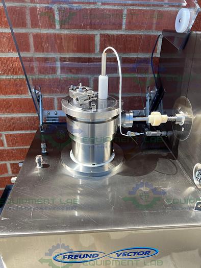 Used Freund Vector  Micro Granulator / Mixer System GMXB-LAB w/ 2 L Bowl Capacity