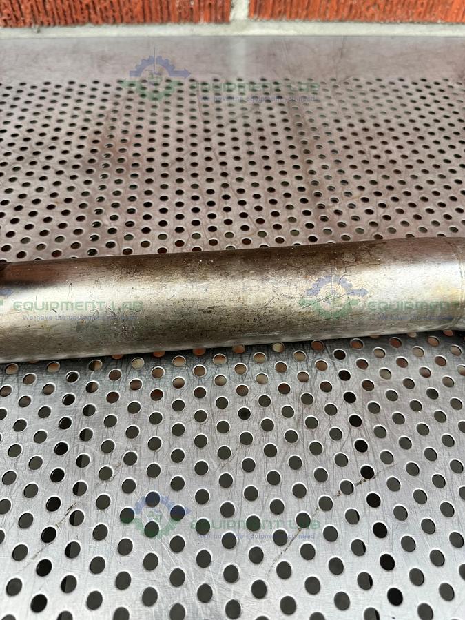 Used 3- Way Stainless Steel KF 50  Nipple Vacuum Fitting 27" Length