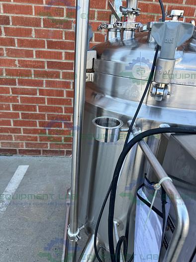 Used DCI 250 Liter Stainless Steel Jacketed Reactor 45 PSI w/ Bottom 0.5 HP Mixer