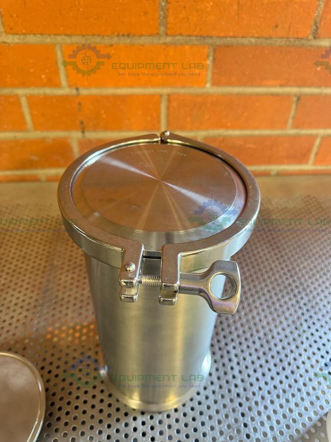 Used Stainless Steel 6.5" x 12" Column w/ 1 1/2" Sanitary Fitting Port