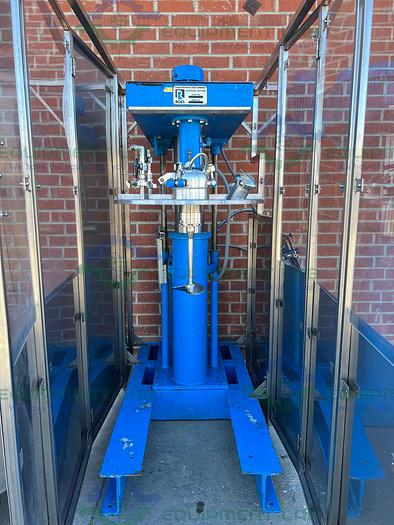 Used Ross M 40 Stainless Steel Single Shaft Mixer w/ Two 40 Gallon Tanks